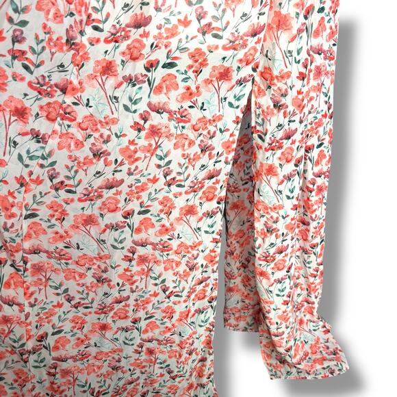 Shein Pink Floral Halter Maxi Dress XS Criss Cross Cutout Open Back Flowy Summer - Picture 4 of 9